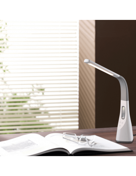 Flexo de mesa LED Vento regulable con ventilador ambiente