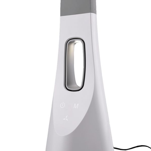 Candeeiro de mesa LED Vento ajustável com ventoinha ajustável