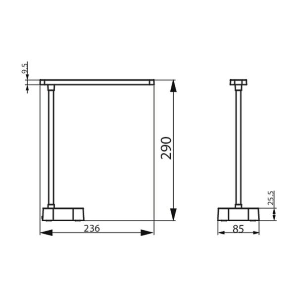 Candeeiro de secretária Tilpa...