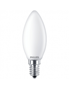 Lâmpada LED E14 6,5W - 60W B35 Vela Classic 8718699762698 Philips | leonleds 2