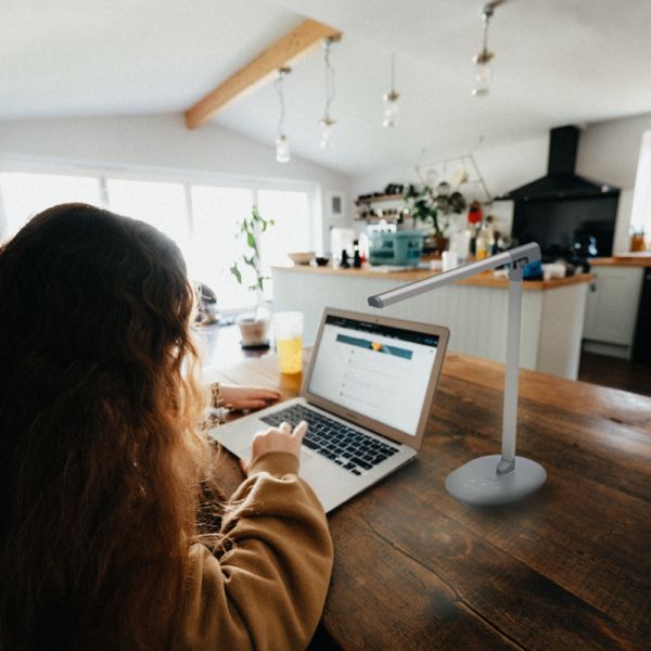 Flexo LED Sword minimalista antracita regulable ambiente