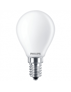 Bombilla LED E14 2,2W P45 Philips Esférica Mate 8718699763411 | LeonLeds 2