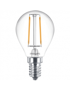Bombilla LED esférica de filamento 2,2W - 25W P45 8718699763411 Philips | LeonLeds 2