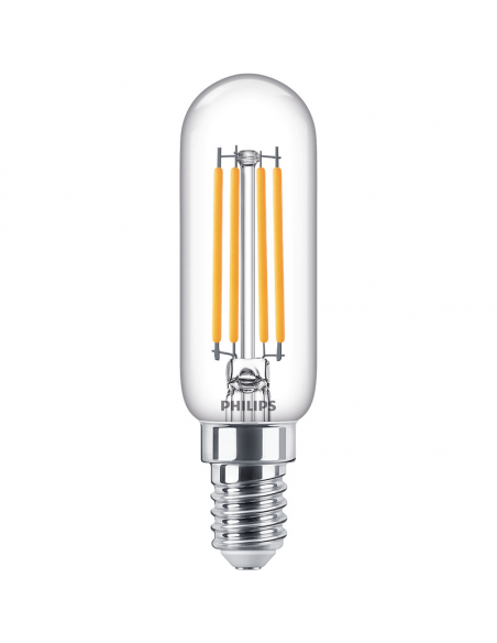 Bombilla LED E14 T25L 4.5W - 40W 2700K especial extractor Philips | LeonLeds