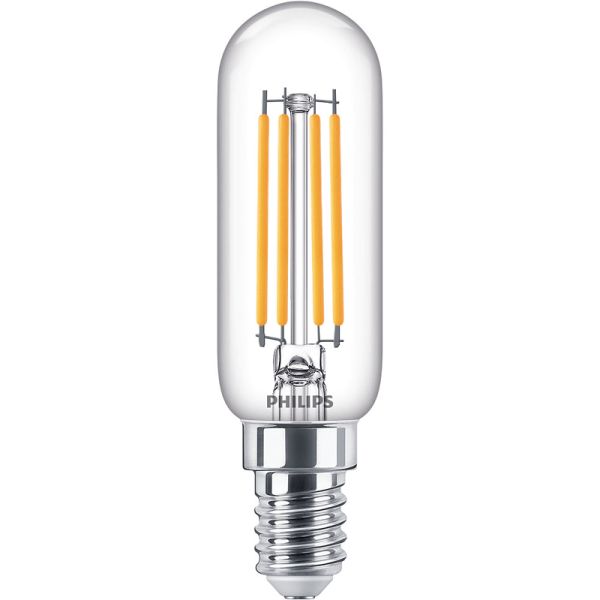 Bombilla LED E14 T25L 4.5W - 40W 2700K especial extractor Philips | LeonLeds