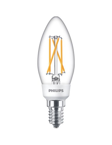 Bombilla vela LED 5W - 40W de Filamento Scene Switch 8718699772154 Philips | LeonLeds