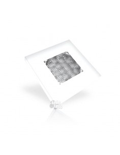 Plafón LED para cuadrado de color Blanco Oro Gris metalizado Empotrable para barco autobus camión taxi grua ambulancia FT-047 LE