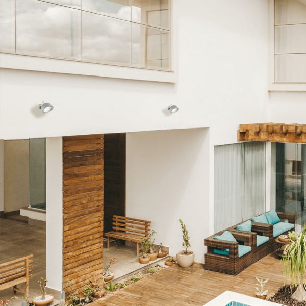 Candeeiro de parede exterior articulado ambiente Tommy IP66