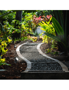 Proyector de exterior con pica Tommy negro 2