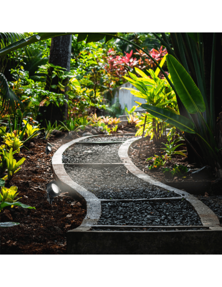 Projecteur d'extérieur avec lavabo d'ambiance noir Tommy