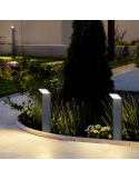 Baliza de pie LED exterior moderna Pearl ambiente