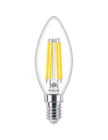 Bombilla LED Vela Regulable 3,4W - 40W de Filamento B35 Master 8719514355439 Philips | LeonLeds