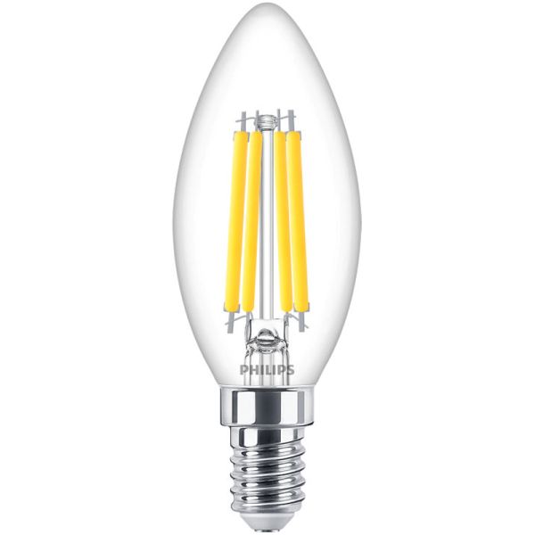 Ampoule bougie DEL à intensité variable 3,4 W - 40 W Filament B35 Master 8719514355439 Philips | leonleds