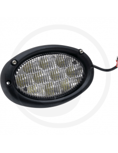 Faro Ovalado LED empotrable Massey Ferguson 2.900Lm y 30W | LeonLeds
