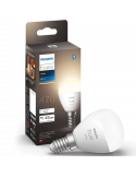 Ampoule LED Sphérique Intelligente Hue 470Lm 5.7w 2700K Compatible avec Alexa Google Home Philips | leonleds