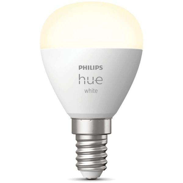 Bombilla LED esferíca inteligente Hue 470Lm 5,7w 2.700K Compatible con Alexa Google Home Philips | LeonLeds
