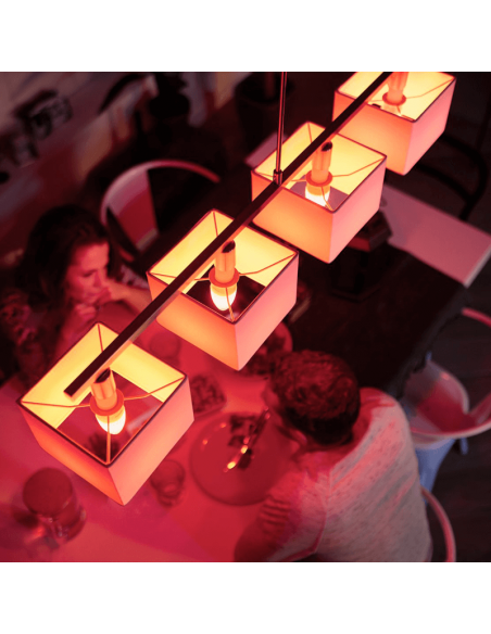 Lâmpada LED Smart Candle 4W - 40W com luz branca e colorida Compatível com Alexa Google Home 8719514356610 | leonleds