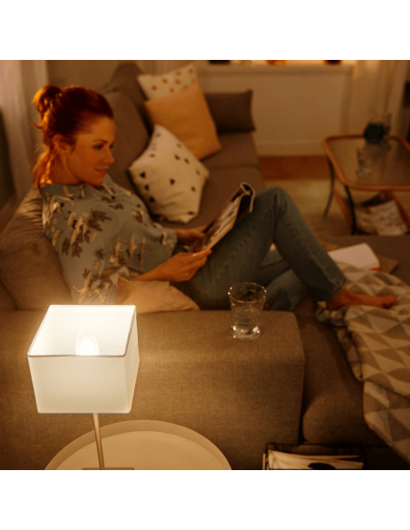 Bombilla LED vela inteligente 4W - 40W con Luz Blanca y de Colores Compatible con Alexa Google Home 8719514356610 | LeonLeds
