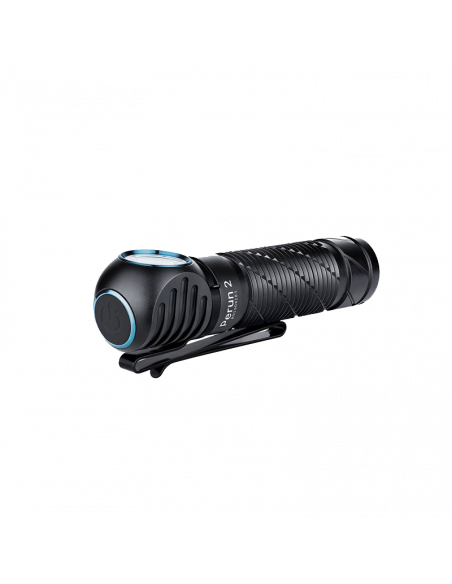 Linterna LED Perun 2 con lente TIR 2500 negra Olight