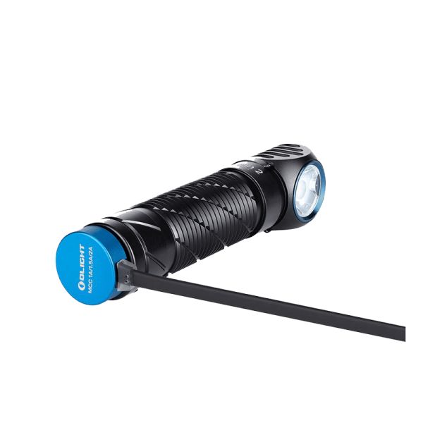 Linterna LED Perun 2 con lente TIR 2500 recargable