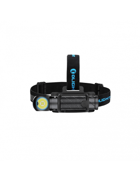 Lampe de poche Perun 2 LED avec lentille multifonction noire TIR 2500
