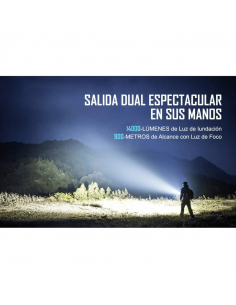Linterna LED Marauder 2 dual potente 14000 lm 2