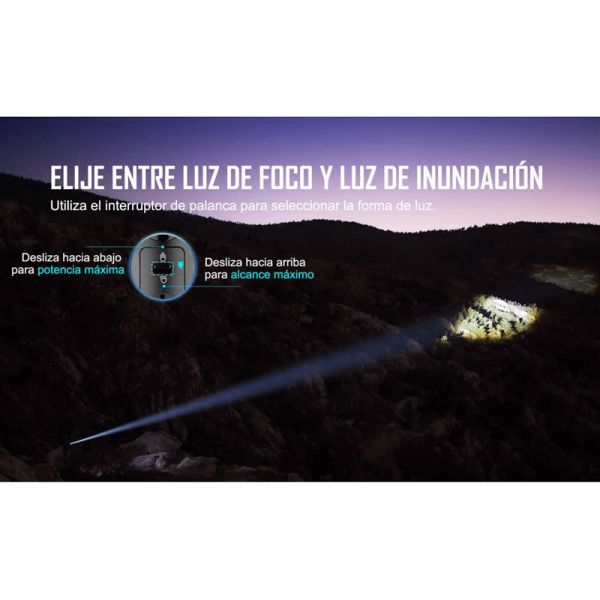 Tocha dual LED Marauder 2 potente...