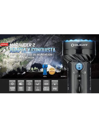 Lampe torche LED Marauder 2 double...