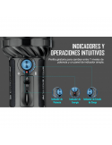 Linterna LED Marauder 2 salida dual potente 14000 lm indicador