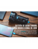Linterna LED Marauder 2 salida dual potente 14000 lm batería