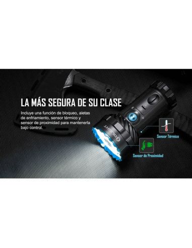 Linterna LED Marauder 2 salida dual potente 14000 lm resistente