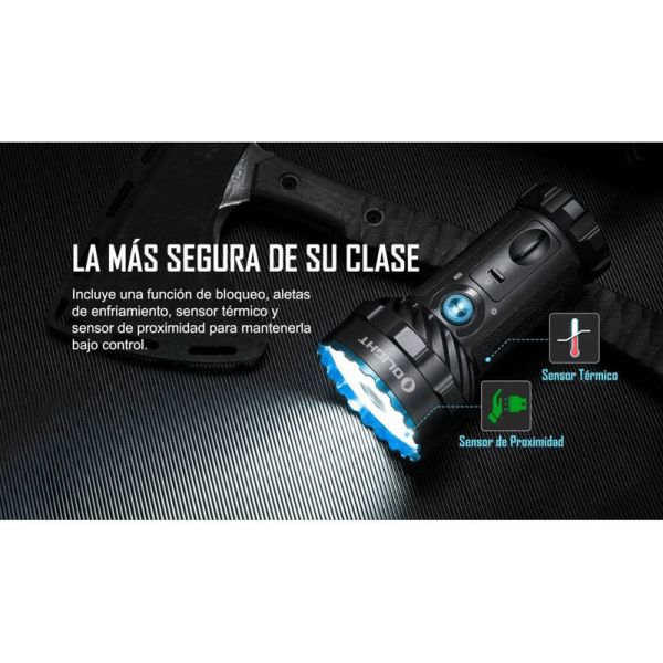 Lampe torche LED Marauder 2 puissante double sortie 14000 lm résistante