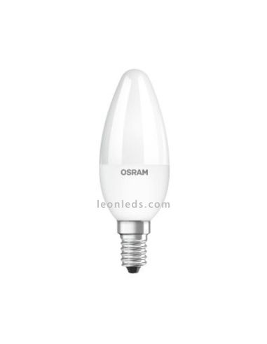 Osram Parathom Classic B E14 Vela 5.5W 827 Cálida Mate Equivalente 40W Bombilla LED de Vela | LeonLeds Iluminación