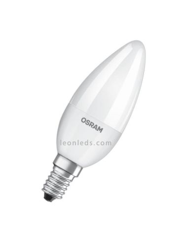 Osram Parathom Classic B E14 Vela 5.5W 827 Cálida Mate Equivalente 40W Bombilla LED | LeonLeds Iluminación