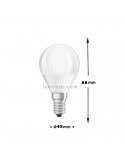 Osram Parathom  5.5W CL P Mate 827 Cálida Equivalente 40W Bombilla LED E14 P45 LedVance | LeonLeds Iluminación