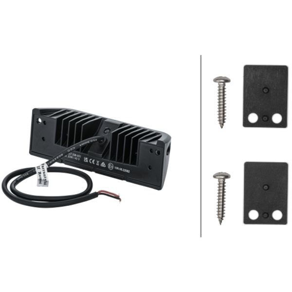 Barra LED para iluminación exterior de Caravanas, Camión de Bomberos, 2000Lm, 12-24V, IP69K, 1GB 357 098-001