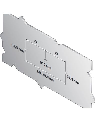 Medidas de instalación Barra LED para iluminación exterior de Caravanas, 12-24V, IP69K, 1GB 357 098-001 Hella | LeonLeds