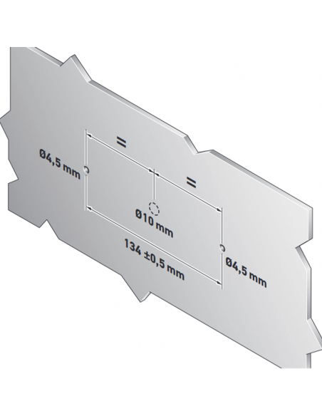 Dimensions d'installation Barre LED pour éclairage extérieur pour caravanes, 12-24V, IP69K, 1GB 357 098-001 Hella | leonleds