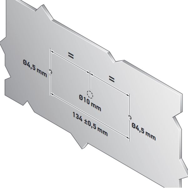 Medidas de instalación Barra LED para iluminación exterior de Caravanas, 12-24V, IP69K, 1GB 357 098-001 Hella | LeonLeds