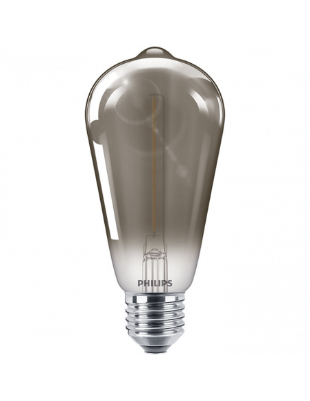 Bombilla LED espejo ST64 Smoky E27 2.3W - 11W 1.800K 8718699759636 | LeonLeds