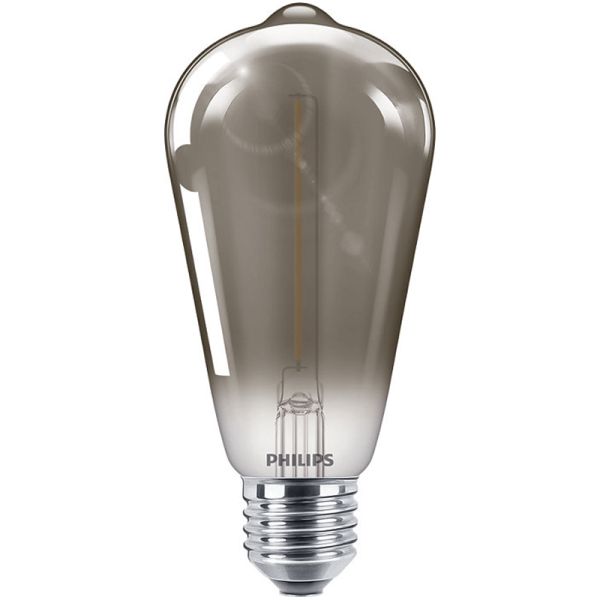 Bombilla LED espejo ST64 Smoky E27 2.3W - 11W 1.800K 8718699759636 | LeonLeds