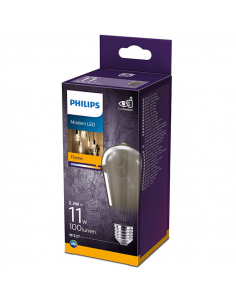 Bombilla LED espejo ST64 Smoky E27 2.3W - 11W 1.800K 8718699759636 | LeonLeds 2