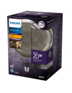 Ampoule LED Large Globe G200 Effet miroir à intensité variable Smoky 8719514315396 Philips | leonleds 2