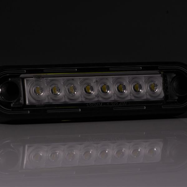 Piloto LED de Galibo con tulipa transparente 8 Leds FT-073 B LED LONG | LeonLeds