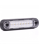 Lampe témoin à LED Galibo avec verre transparent 8 Leds FT-073 B LED LONG | leonleds