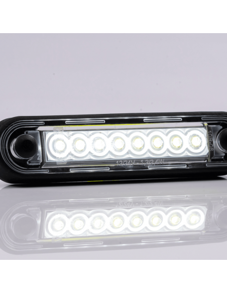 Piloto LED de Galibo con tulipa transparente 8 Leds FT-073 B LED LONG | LeonLeds