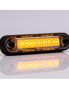 Piloto LED de Galibo con tulipa transparente 8 Leds FT-073 LED LONG | LeonLeds 2
