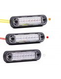 Piloto LED de Galibo con tulipa transparente 8 Leds FT-073 LED LONG | LeonLeds