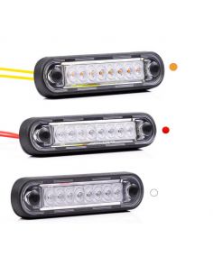 Piloto LED de Galibo con tulipa transparente 8 Leds FT-073 LED LONG | LeonLeds