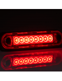 Piloto LED de Galibo con tulipa transparente 8 Leds FT-073 C LED LONG | LeonLeds